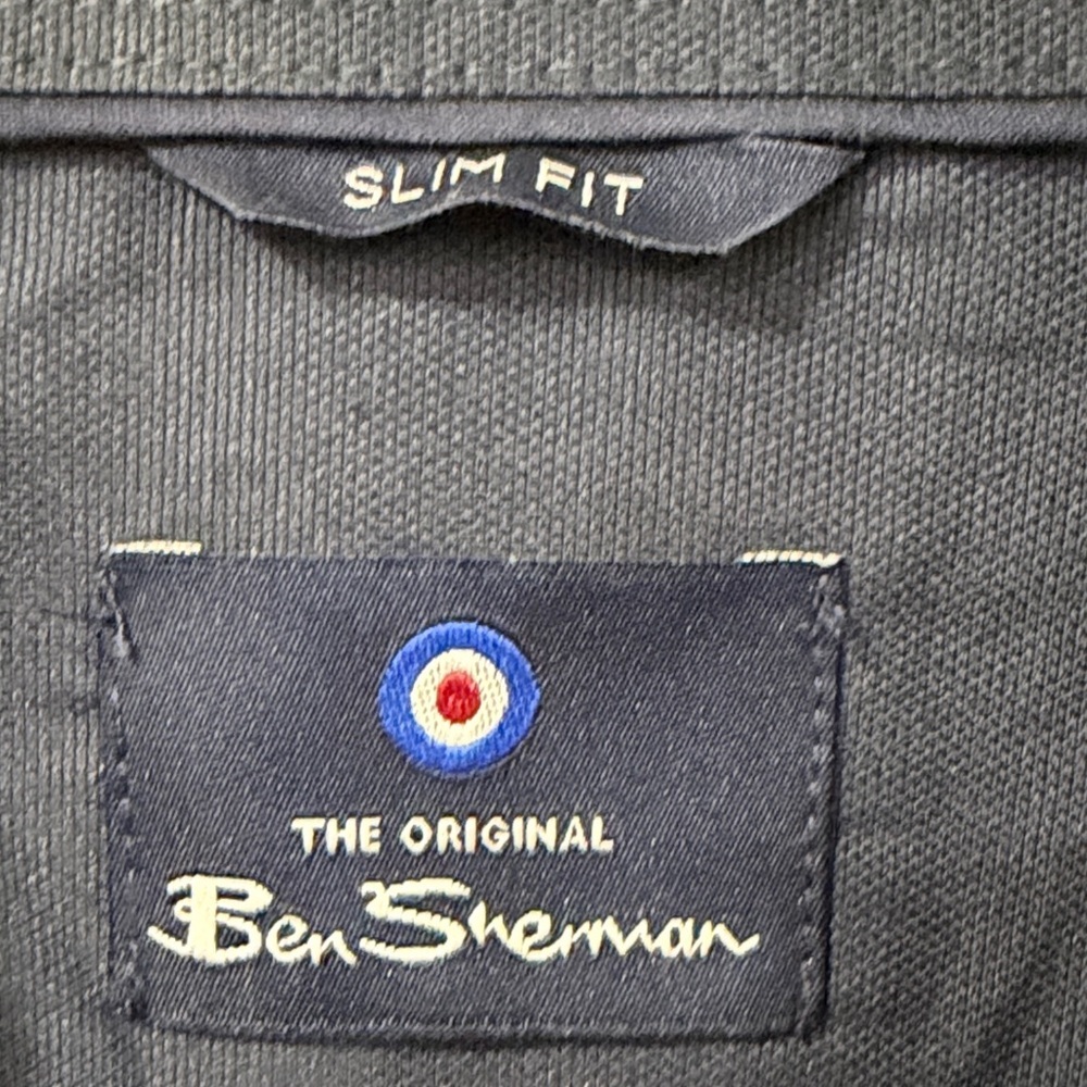NWOT Ben Sherman Navy Men's Dress Shirt - Picture 3 of 6